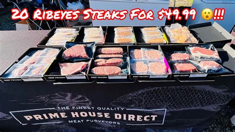 Prime house direct 20 ribeyes for dollar40 - meat, shrimp, chicken, beef, ranch | 1.1M views, 89 likes, 6 loves, 85 comments, 47 shares, Facebook Watch Videos from Prime House Direct: MELBOURNE, FL!...